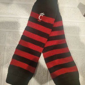 University of Cincinnati Bearcats Collegiate Adidas Leg Warmers. NWT.
